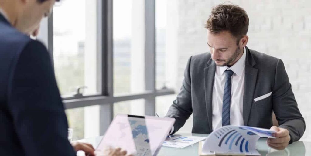 business brainstorming graph chart report data concept scaled