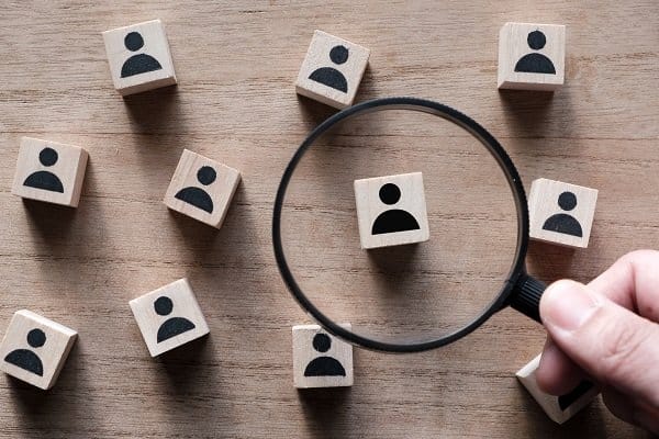 search for talent or looking for employee