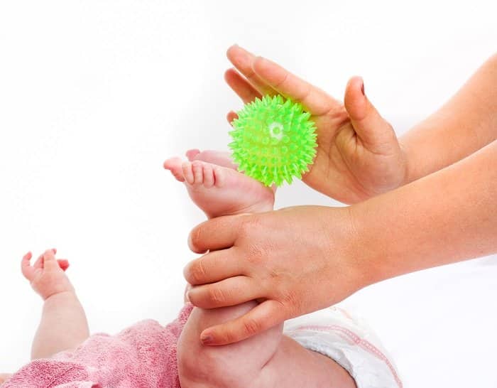 massage little child