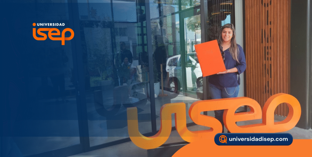 ¡Título en mano! Jessica Monserrath, un ejemplo de que en Universidad ISEP los sueños se cumplen titulo en mano fondo